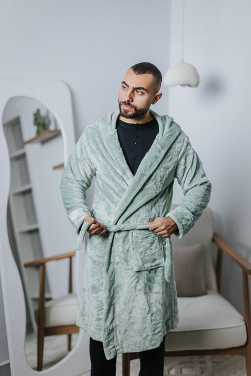 Snuggs Blanket Robe Pistachio